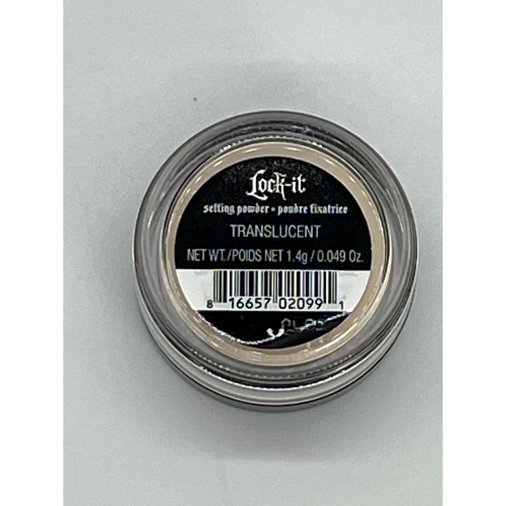 Kat Von D Lock-It Setting Powder TRANSLUCENT Loose Finishing Face Makeup .049oz